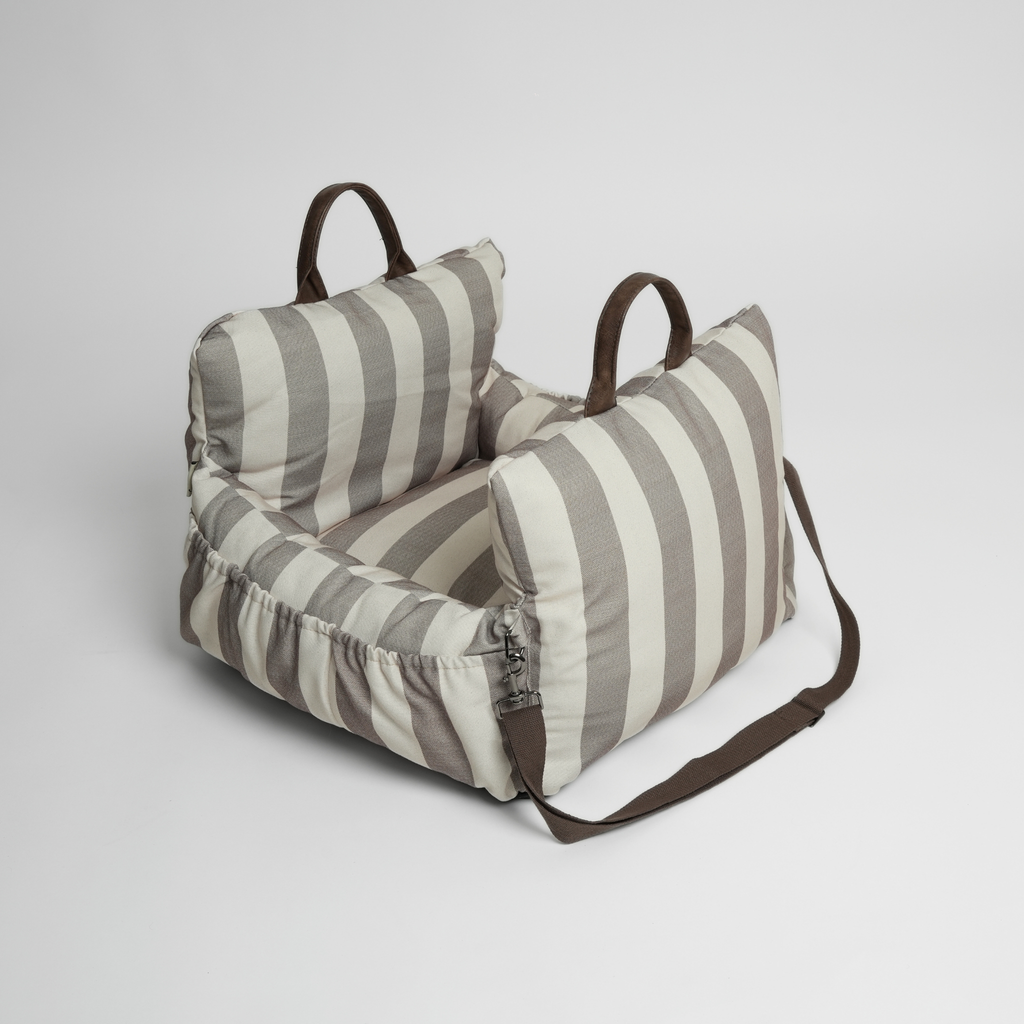 Dog Striped Car Seat