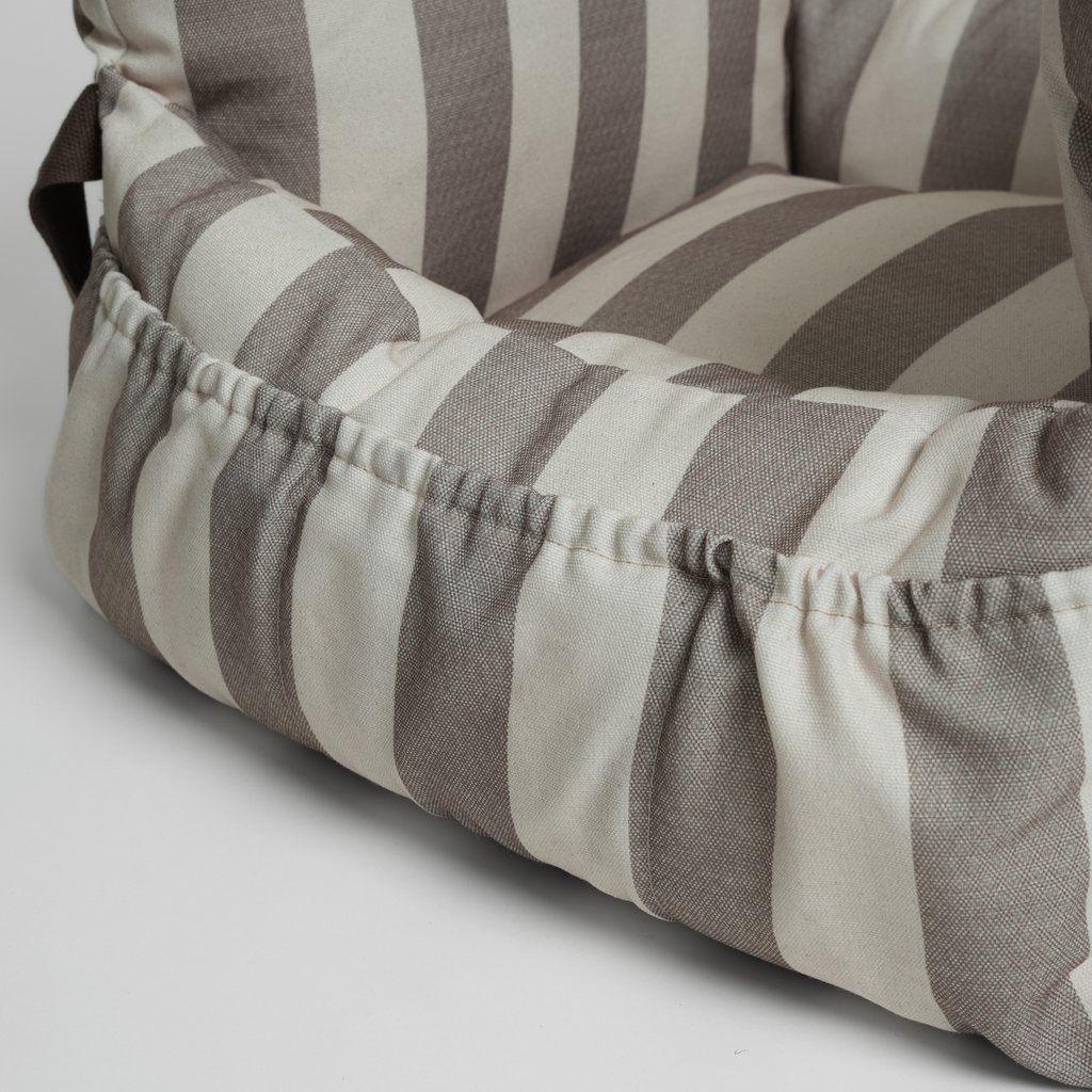 Dog Striped Car Seat