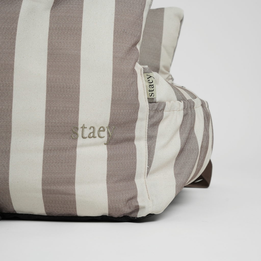 Dog Striped Car Seat
