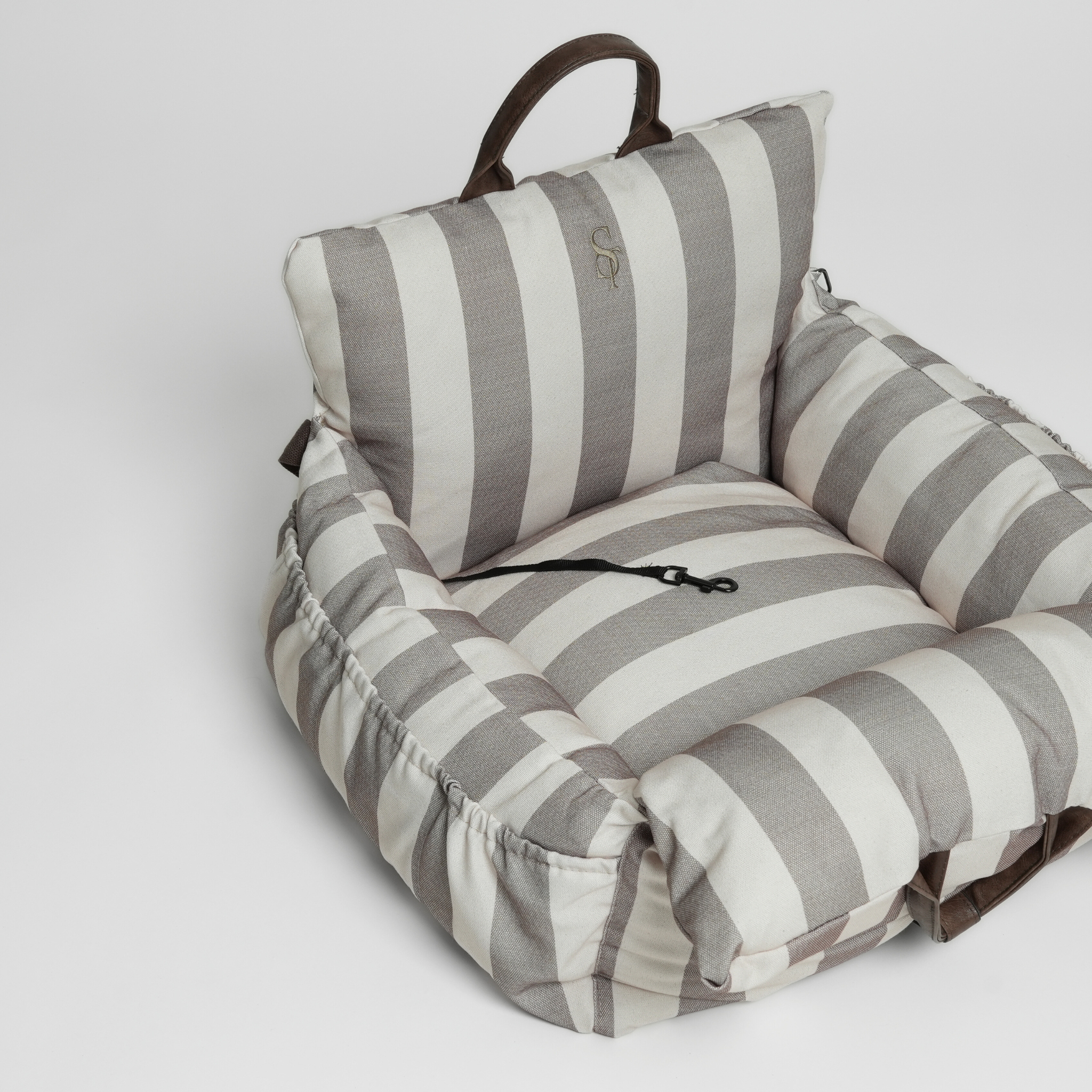 Dog Striped Car Seat